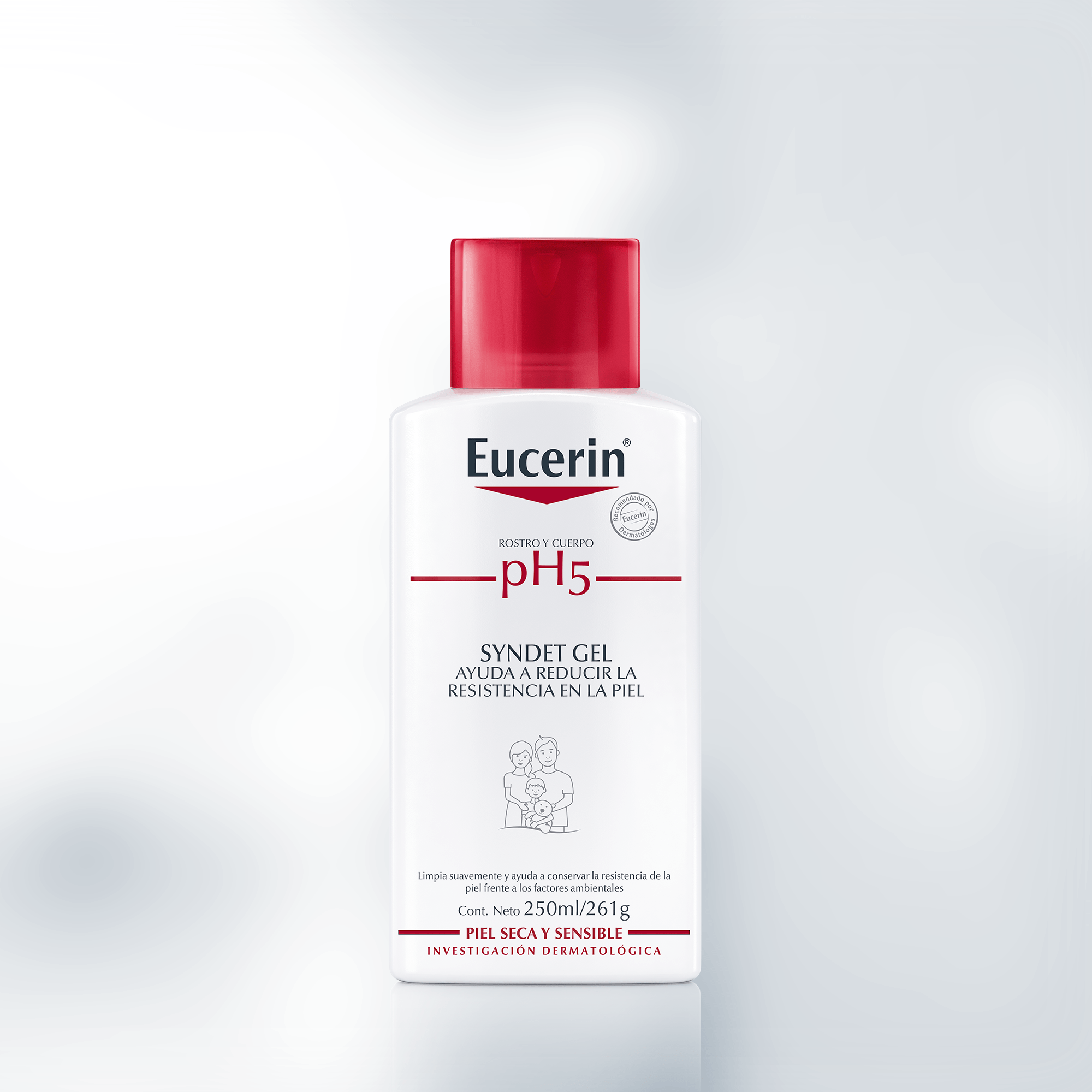 pH5 Syndet Gel Limpieza efectiva para la Piel Sensible Eucerin